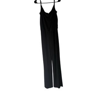 Laundry By‎ Shelli Segal Size 4 Black Wide Leg Jumpsuit